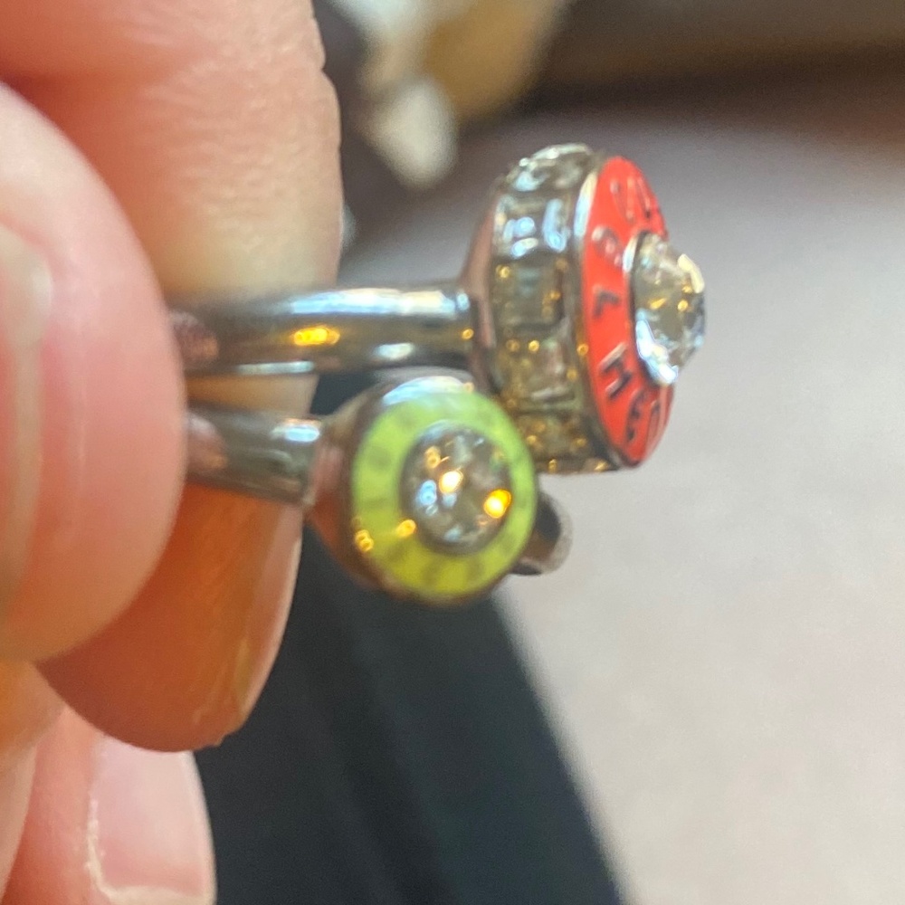 Henri Bendel Coral Ring Set - Picture 3 of 9